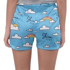 Women s Satin Sleepwear Shorts 