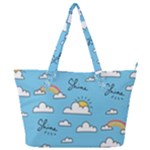 Sky Pattern Full Print Shoulder Bag