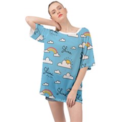 Oversized Chiffon Top 
