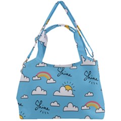 Double Compartment Shoulder Bag 