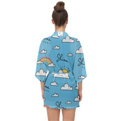 Half Sleeve Chiffon Kimono 