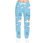 Sky Pattern Women Velvet Drawstring Pants