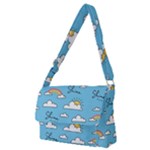 Sky Pattern Full Print Messenger Bag (M)