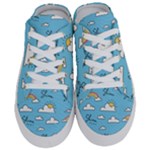 Seamless Pattern Vector Owl Cartoon With Bugs Half Slippers