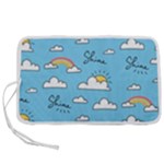 Sky Pattern Pen Storage Case (S)