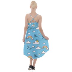 High-Low Halter Chiffon Dress  
