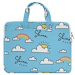 Sky Pattern MacBook Pro 13  Double Pocket Laptop Bag