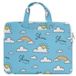 Sky Pattern MacBook Pro 16  Double Pocket Laptop Bag 