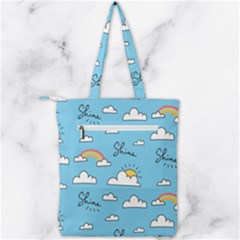 Double Zip Up Tote Bag 