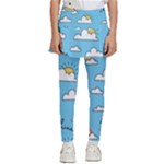 Sky Pattern Kids  Skirted Pants