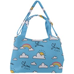 Double Compartment Shoulder Bag 
