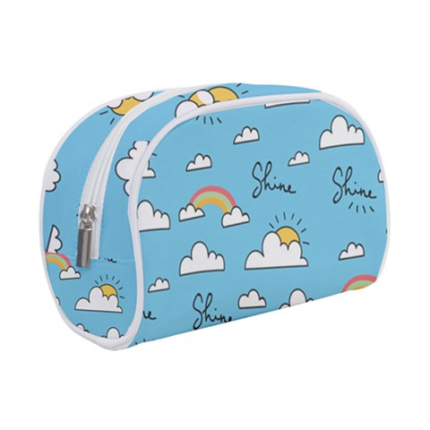 Seamless Pattern Vector Owl Cartoon With Bugs Make Up Case (Small) from ArtsNow.com