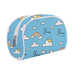 Seamless Pattern Vector Owl Cartoon With Bugs Make Up Case (Small) from ArtsNow.com