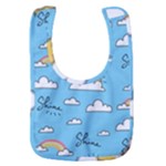 Seamless Pattern Vector Owl Cartoon With Bugs Baby Bib