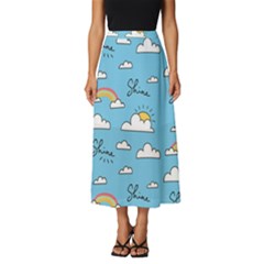 Classic Midi Chiffon Skirt 
