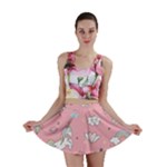 Cute Unicorn Seamless Pattern Mini Skirt