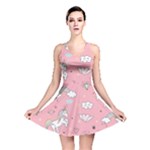 Cute Unicorn Seamless Pattern Reversible Skater Dress