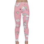 Cute Unicorn Seamless Pattern Classic Yoga Leggings