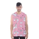 Cute Unicorn Seamless Pattern Men s Basketball Tank Top