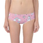 Cute Unicorn Seamless Pattern Classic Bikini Bottoms