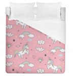 Cute Unicorn Seamless Pattern Duvet Cover (Queen Size)