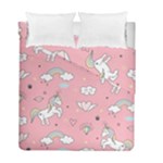 Cute Unicorn Seamless Pattern Duvet Cover Double Side (Full/ Double Size)