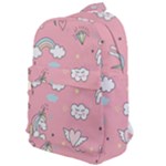 Cute Unicorn Seamless Pattern Classic Backpack