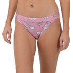 Cute Unicorn Seamless Pattern Band Bikini Bottoms