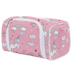 Cute Unicorn Seamless Pattern Toiletries Pouch