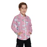 Cute Unicorn Seamless Pattern Kids  Windbreaker