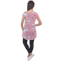 Cap Sleeve High Low Top 