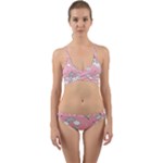 Cute Unicorn Seamless Pattern Wrap Around Bikini Set