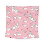 Cute Unicorn Seamless Pattern Square Tapestry (Small)
