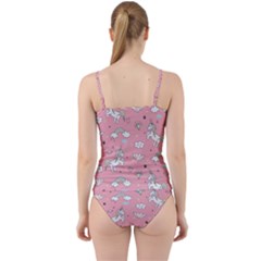 Cut Out Top Tankini Set 