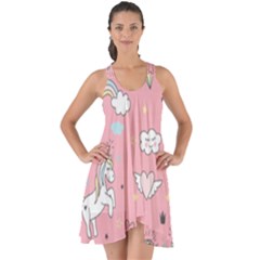 Show Some Back Chiffon Dress 