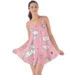 Cute Unicorn Seamless Pattern Love the Sun Cover Up