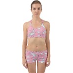 Cute Unicorn Seamless Pattern Back Web Gym Set