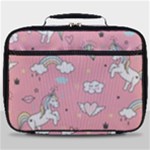 Cute Unicorn Seamless Pattern Full Print Lunch Bag
