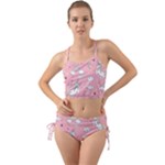 Cute Unicorn Seamless Pattern Mini Tank Bikini Set