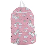 Cute Unicorn Seamless Pattern Foldable Lightweight Backpack