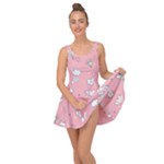 Cute Unicorn Seamless Pattern Inside Out Casual Dress