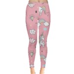 Cute Unicorn Seamless Pattern Inside Out Leggings
