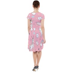 Cap Sleeve Midi Dress 