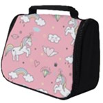 Cute Unicorn Seamless Pattern Full Print Travel Pouch (Big)
