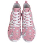 Cute Unicorn Seamless Pattern Men s Lightweight High Top Sneakers