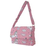 Cute Unicorn Seamless Pattern Full Print Messenger Bag (S)