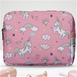 Cute Unicorn Seamless Pattern Make Up Pouch (Large)