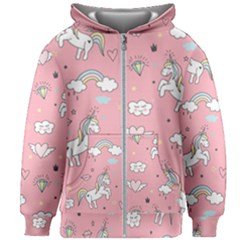 Kids  Zipper Hoodie Without Drawstring 