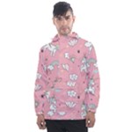 Cute Unicorn Seamless Pattern Men s Front Pocket Pullover Windbreaker