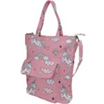 Cute Unicorn Seamless Pattern Shoulder Tote Bag